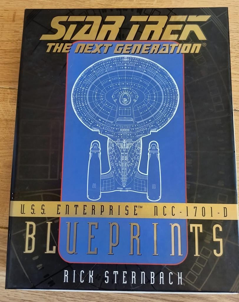 Star Trek Enterprise-D Blauwdrukken Set 1991 Rick Sternbach, Ophalen of Verzenden, Zo goed als nieuw, Rick Sternbach