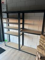 Praxis Stellingkast donkergrijs Set Van 2 - 180x90x40cm, Huis en Inrichting, Kasten | Stellingkasten, Ophalen, Zo goed als nieuw