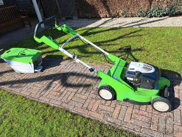 Grasmaaier Viking MB 650 VE, Tuin en Terras, Grasmaaiers, Gebruikt, Benzine-grasmaaier, Cirkelmaaier, Elektrische starter, Mulchfunctie
