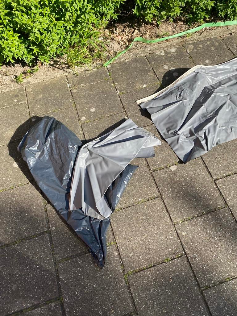Mooie gyze flap voor caravan van 4.30m, Ophalen of Verzenden, Gebruikt