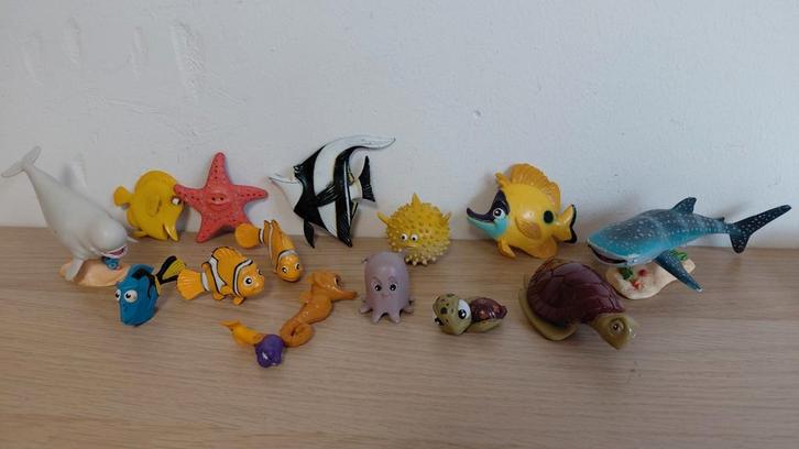 Figuren set finding nemo Disney, Verzamelen, Poppetjes en Figuurtjes, Ophalen of Verzenden