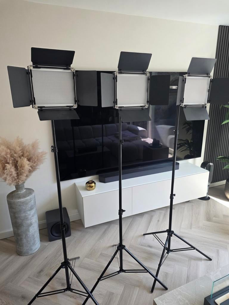 3x Neewer Bi-Color studio lampen SNL660 *NIEUW*, Ophalen, Nieuw, Lamp of Flitsset