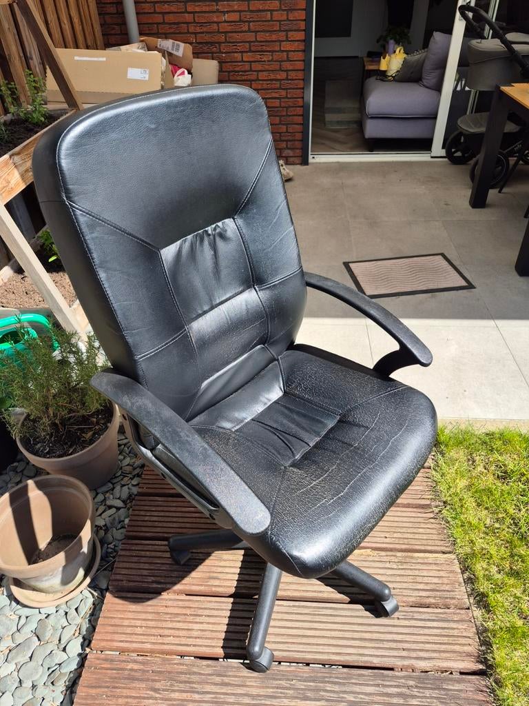 IKEA Bureaustoel - Zwart, Gebruikt, Huis en Inrichting, Bureaustoelen, Ophalen, Gebruikt, Zwart, Bureaustoel