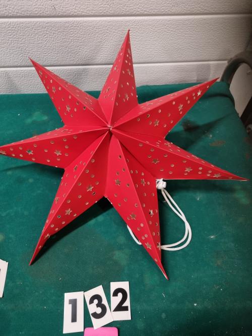 kerstster papier inklapbaar [b132], Diversen, Kerst, Ophalen of Verzenden, 'T Olde Gre-j, Info@toldegrej.nl, Endepoelstraat 20f Didam