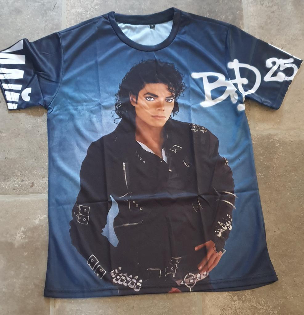 Michael Jackson Bad T-shirt Maat M, Ophalen of Verzenden