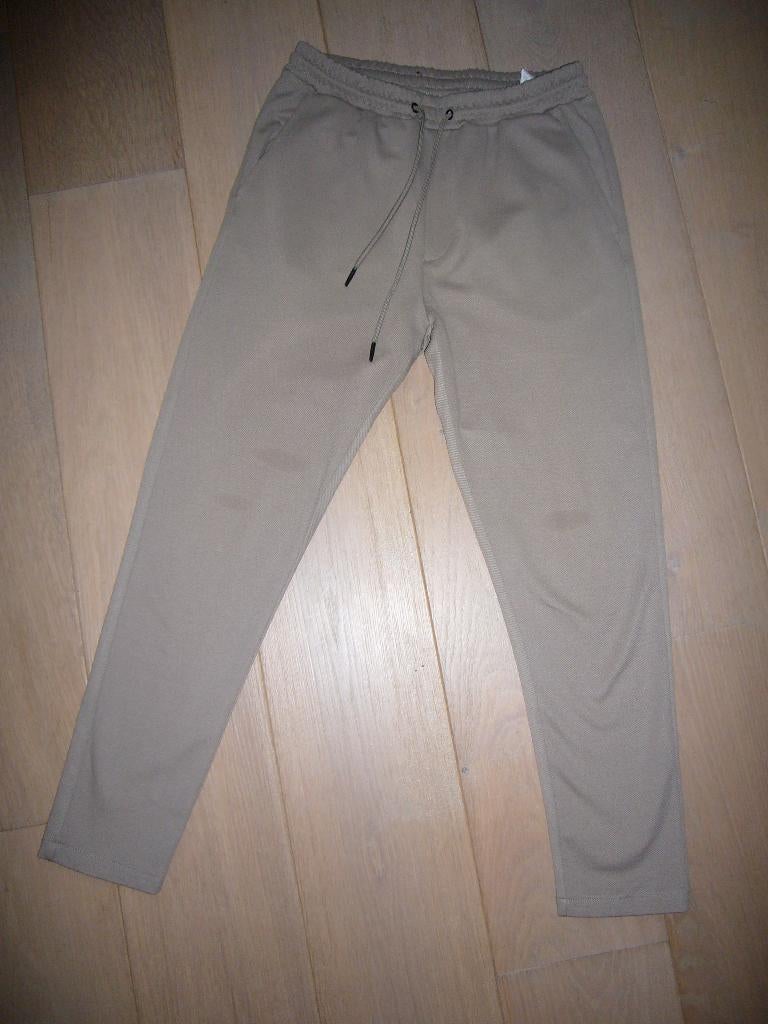 Broek - beige - maat XS - merk ICONO, Kleding | Heren, Beige, Ophalen of Verzenden, Zo goed als nieuw, ICONO