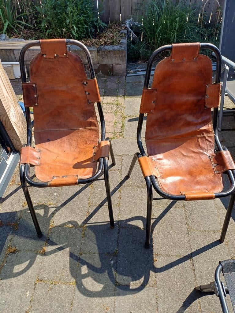 Set van 2 Les Arcs Stoelen - Charlotte Perriand, Ophalen of Verzenden