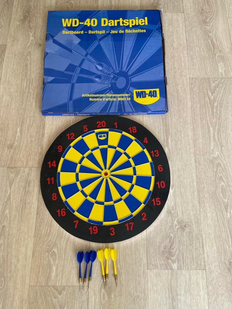 WD-40 Dartbord met pijlen - Nieuw in doos, Ophalen, Nieuw, Dartbord met pijlen