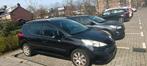 Peugeot 207 1.4 VTI 16V SW 2008 Zwart, Auto's, Stof, Achteruitrijcamera, Zwart, Origineel Nederlands
