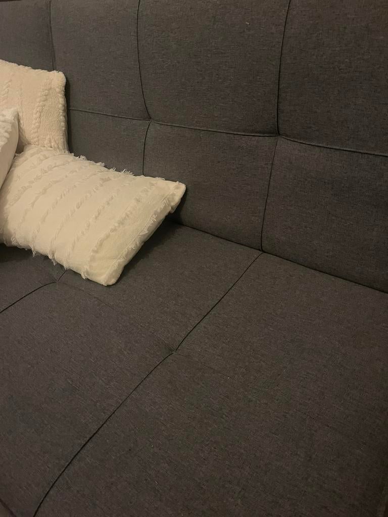 Slaapbank, Ophalen, Zo goed als nieuw, Tweepersoons, 140 cm
