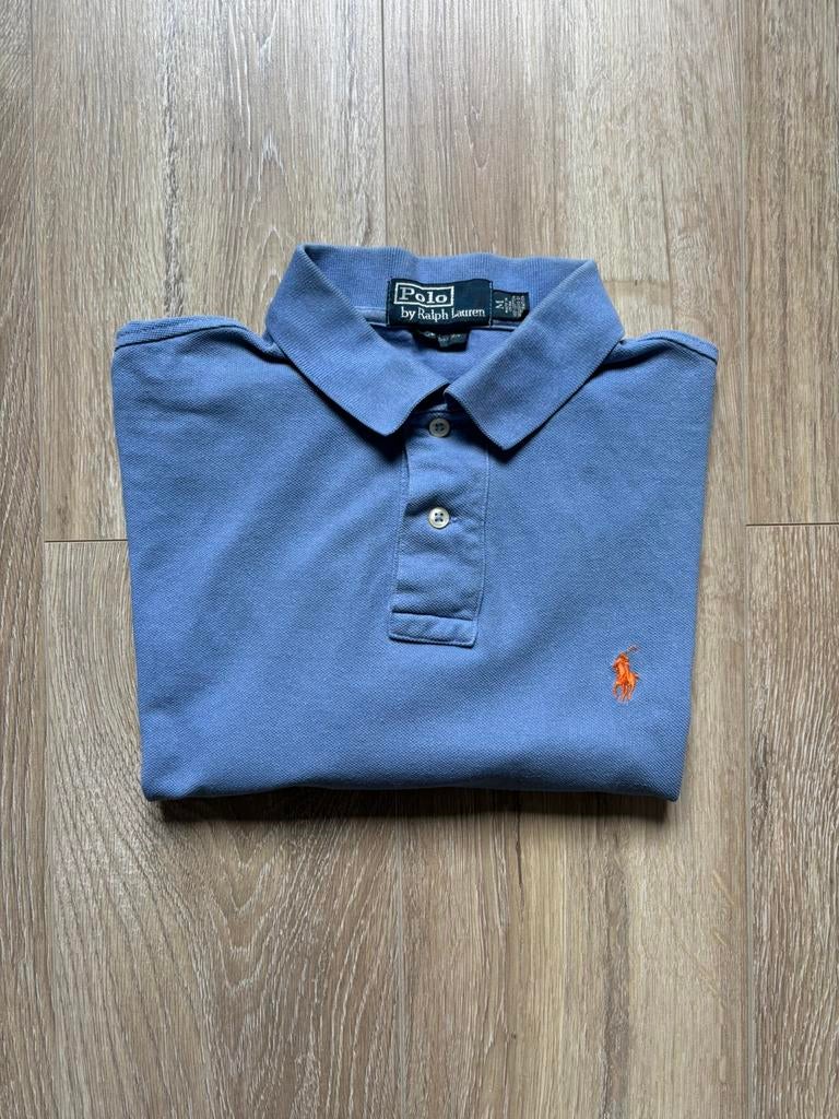 Ralph Lauren polo blauw maat M, Kleding | Heren, Polo's, Ophalen of Verzenden, Zo goed als nieuw, Maat 48/50 (M), Blauw