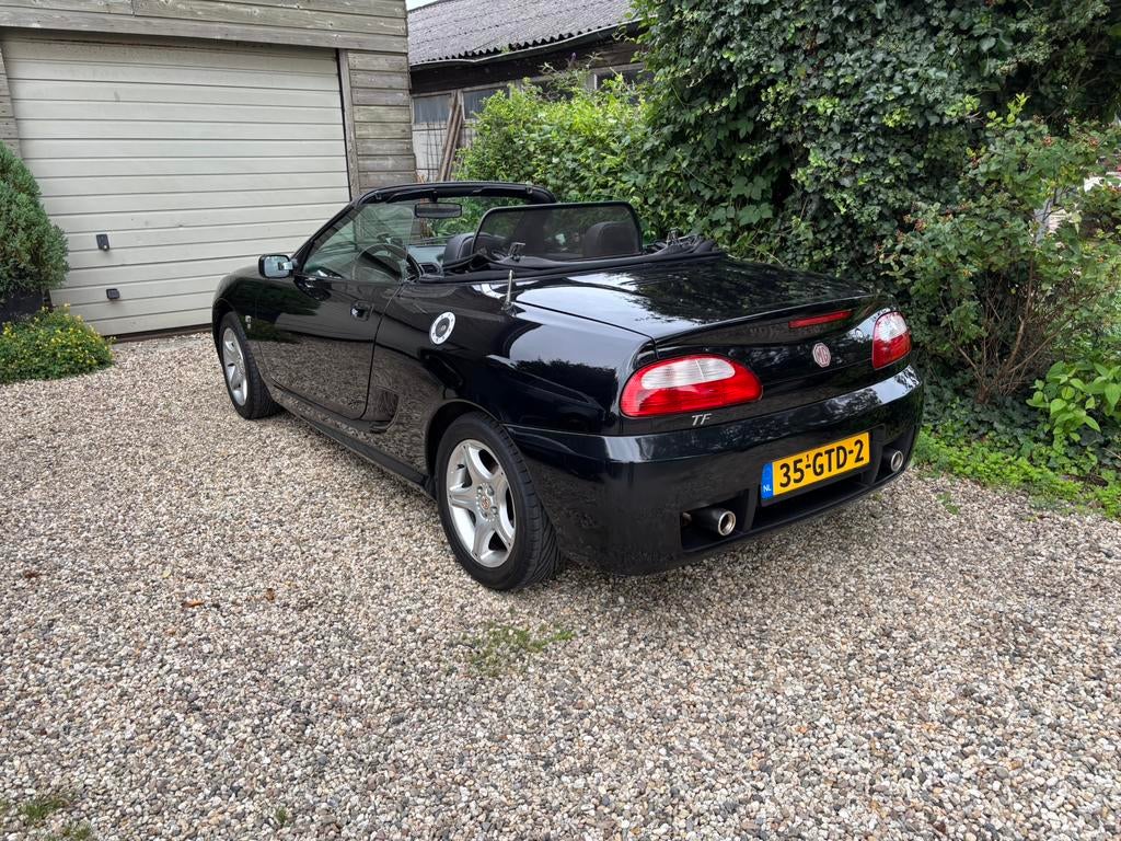 MG TF 1.8 I 135 2004 Zwart, Auto's, 13 km/l, 40 €/maand, Zwart, 4 cilinders