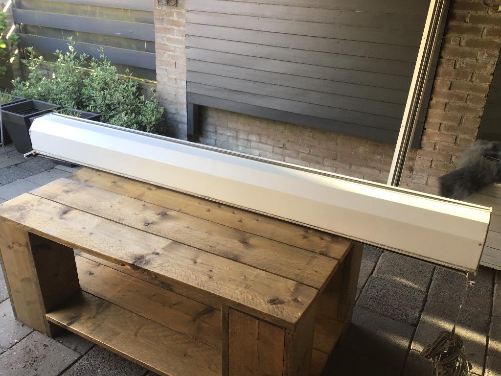 Rolluik wit, 2.20 m breed, Ophalen, Gebruikt, 200 cm of meer, Wit