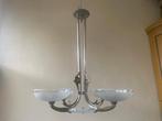 Grote Hanglamp Plafondlamp Lamp Art Deco 1930 Frans, Ophalen