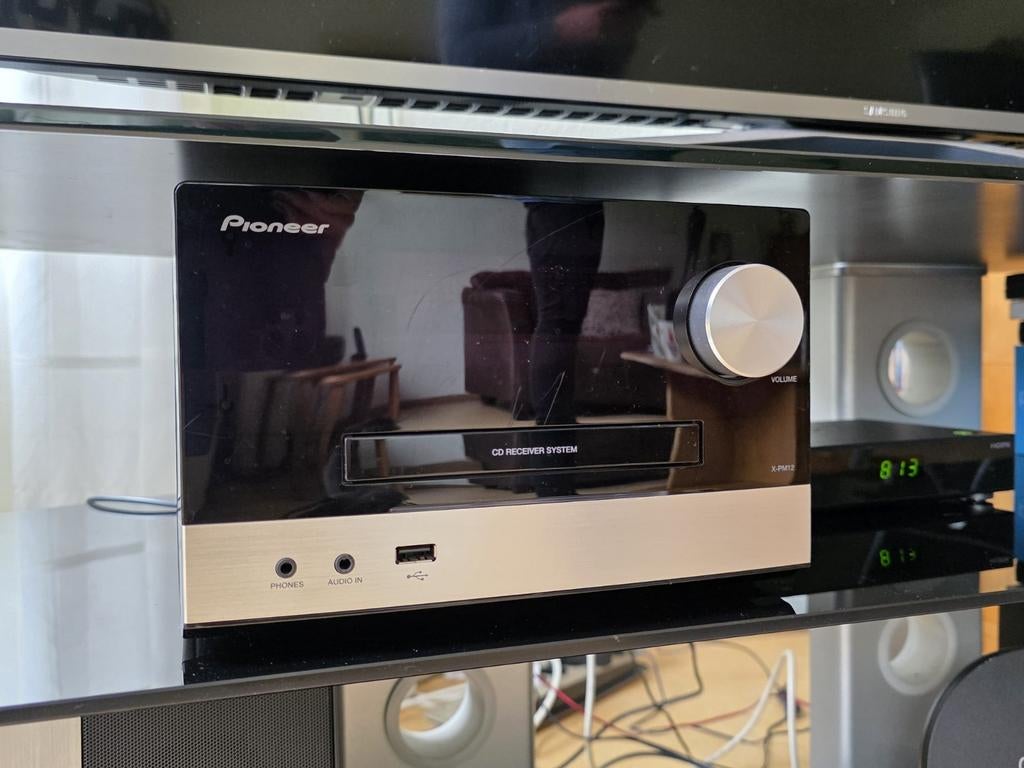 Pioneer X-VM12 Microsysteem met 2 staande boxen Zwart, Ophalen