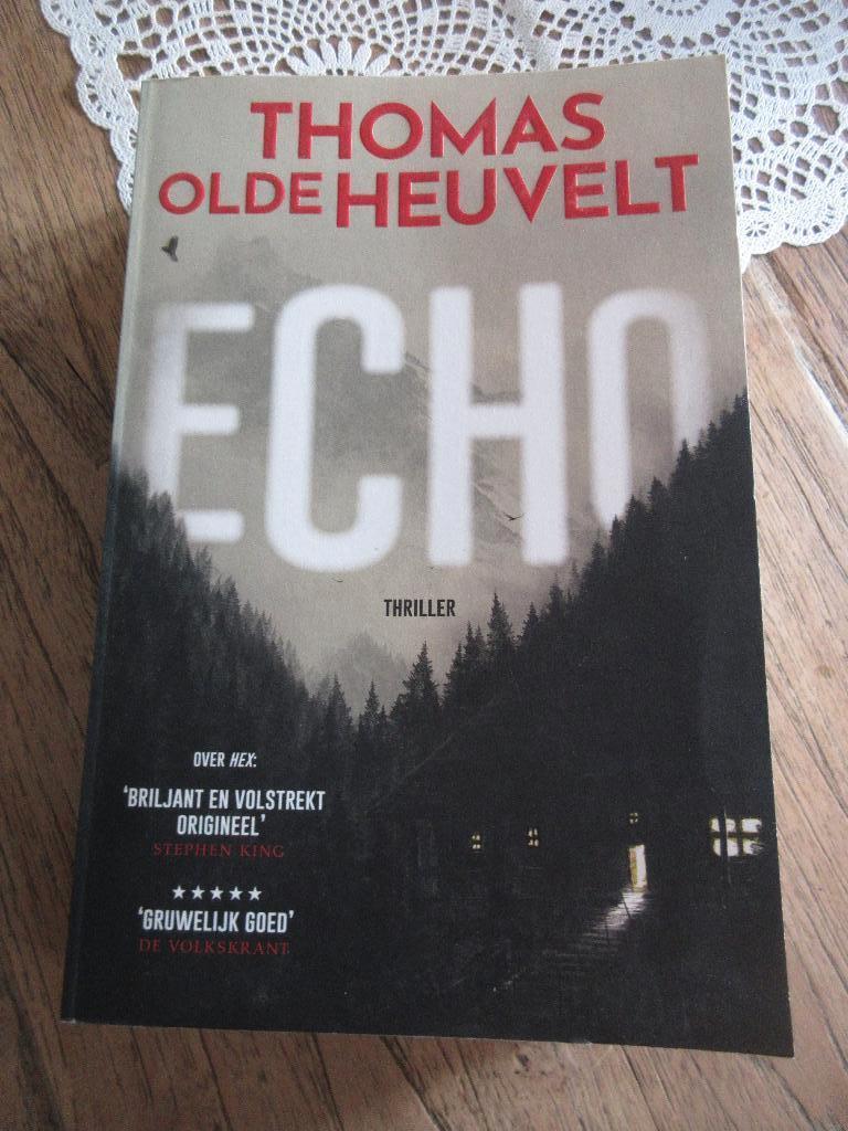 Echo. Thomas Olde Heuvelt, Boeken, Thrillers, Ophalen of Verzenden, Zo goed als nieuw, Thomas Olde Heuvelt