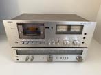 Erres 6691 + Erres 3170 Vintage Stereo Set – Zilver Front, Overige merken, Tuner of Radio, Gebruikt, Losse componenten