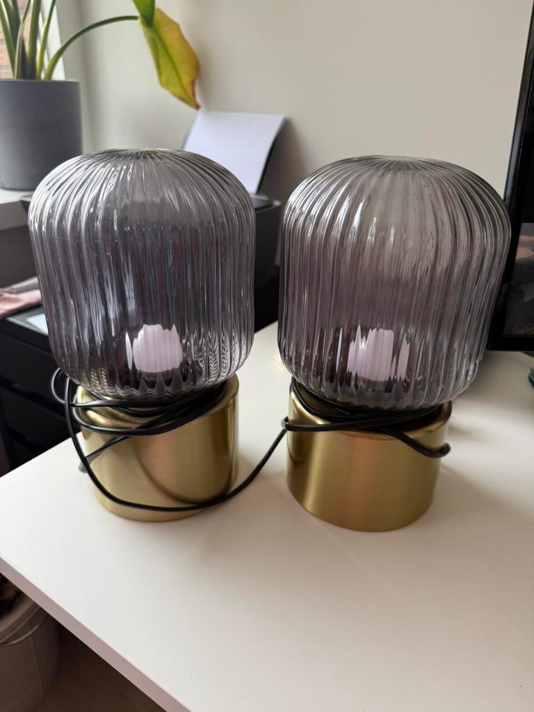 Twee (nacht) lampjes IKEA, Ophalen of Verzenden, Zo goed als nieuw, Minder dan 50 cm