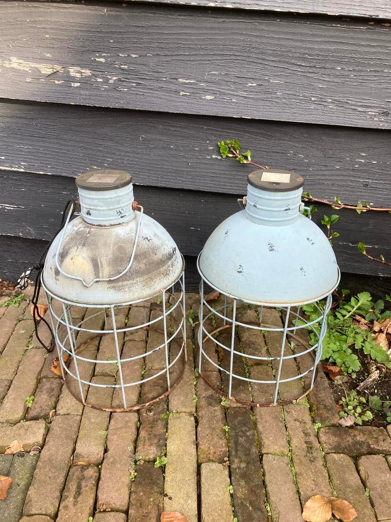 2 ijzeren lantaans, Ophalen, Gebruikt