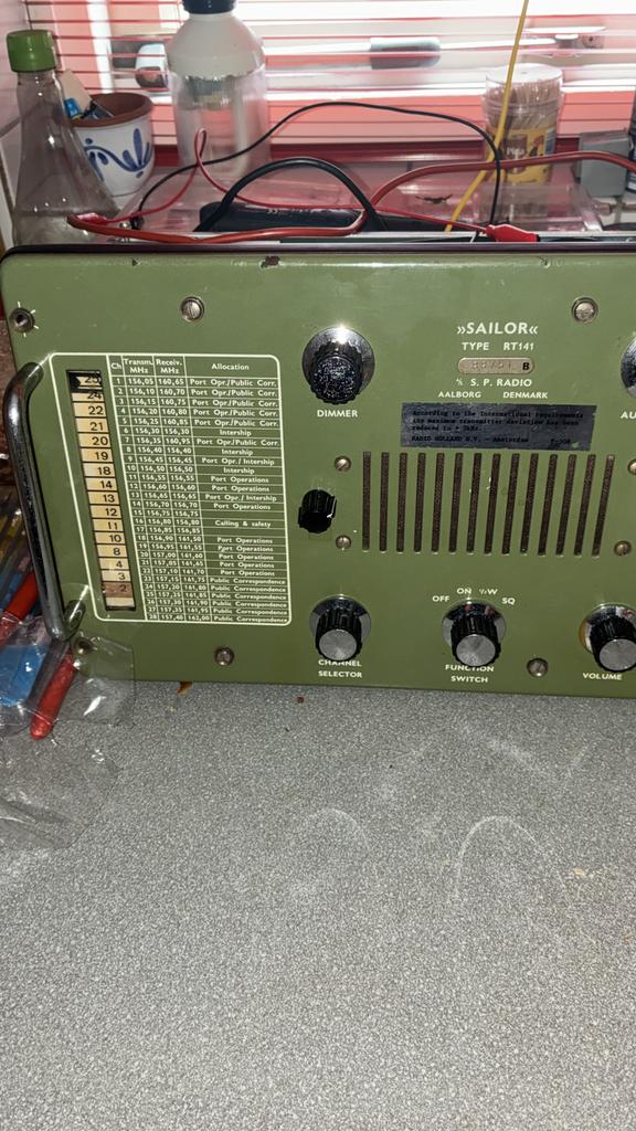 Sailor RT141 marifoon, Ophalen of Verzenden, 1960 tot 1980, Overige typen