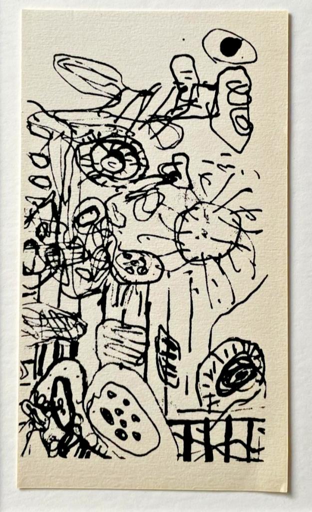 Corneille Beverloo (1922) Lithografie "Abstract KWY 12" 1963, Ophalen of Verzenden