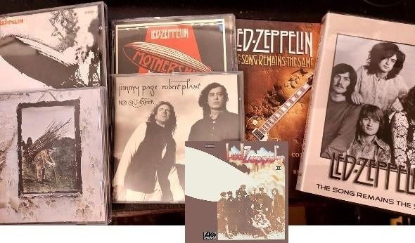 Led Zeppelin 5 CD's & 2 DVD's, Cd's en Dvd's, Vinyl | Rock, Ophalen of Verzenden, Zo goed als nieuw, Overige formaten, Poprock