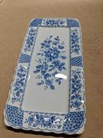 Myott Melody Fine Ironstone Engelse cakeschaal blauw wit, Ophalen of Verzenden