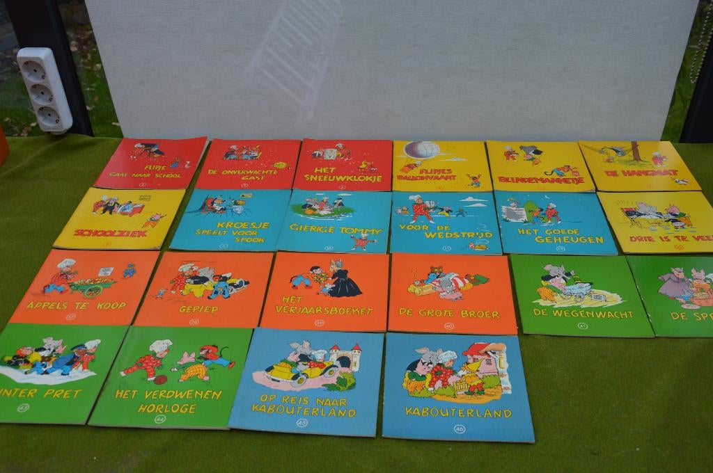 22 oude boekjes van Flipje uit Tiel uit 1950/1952 "de betuwe, Verzamelen, Merken en Reclamevoorwerpen, Ophalen of Verzenden, Gebruikt