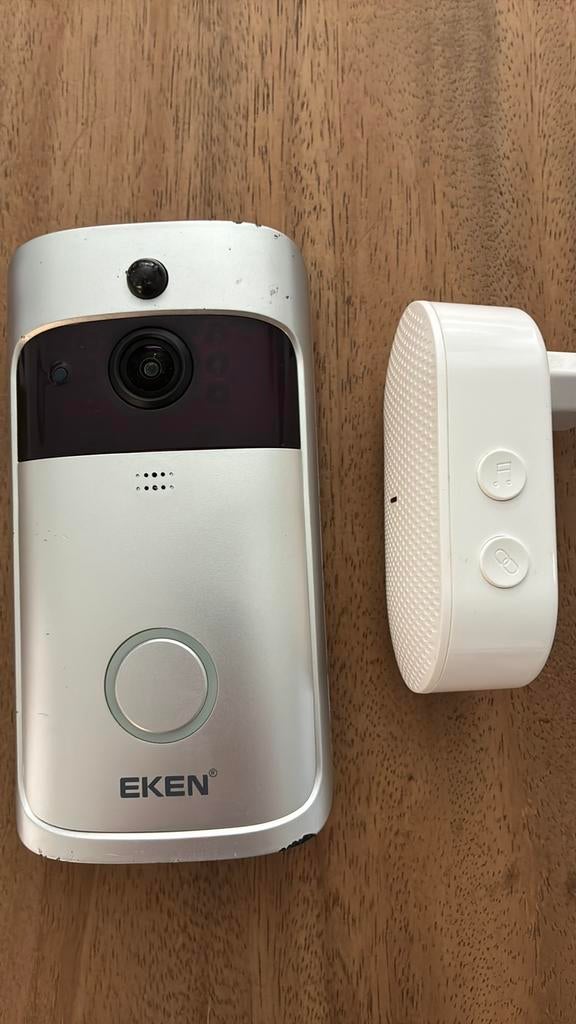 Eken video deurbel. Met aiwit app, Ophalen of Verzenden, Bewegingsdetectiesensor, Gebruikt, Draadloos