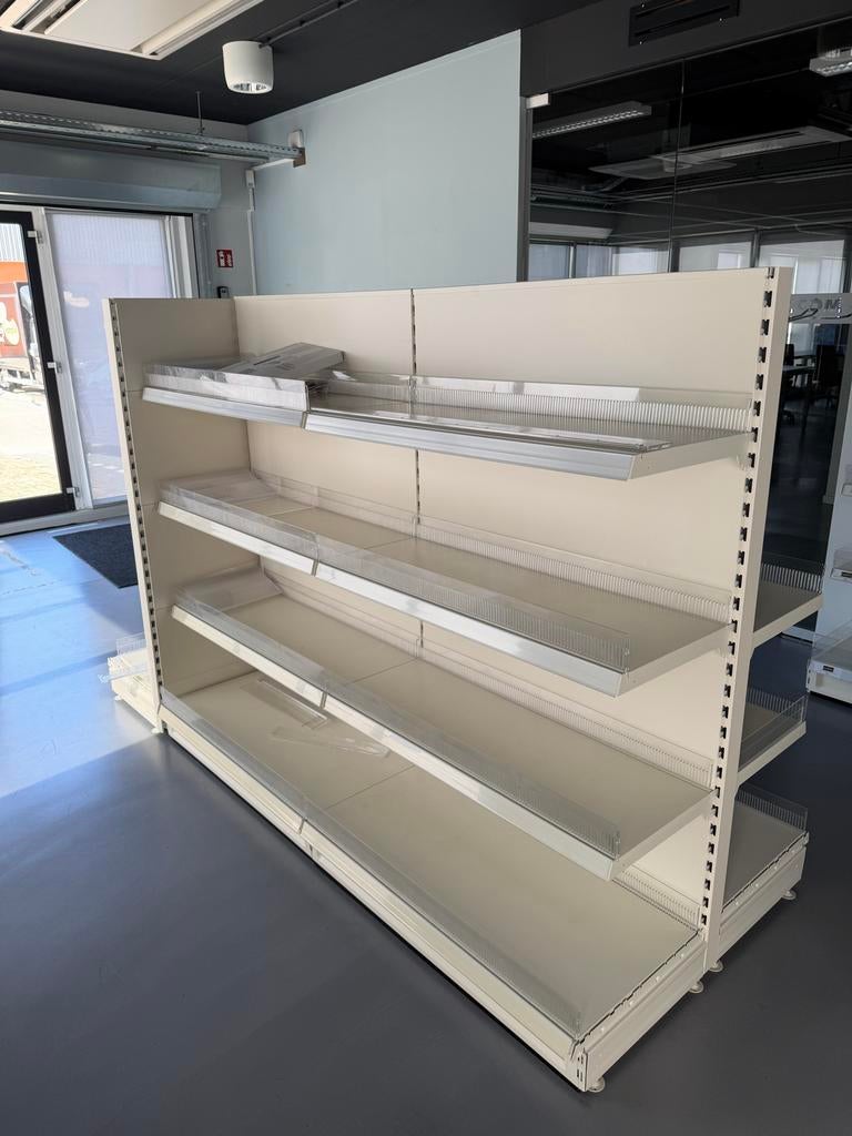 Dubbelzijdig Winkelrek met Dividers - Perfect voor Winkels, Ophalen
