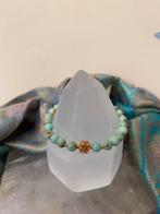 Chrysocolla beschermt geluk harmonie intuïtie balans zuivert, Sieraden, Tassen en Uiterlijk, Armbanden, Ophalen of Verzenden, Nieuw