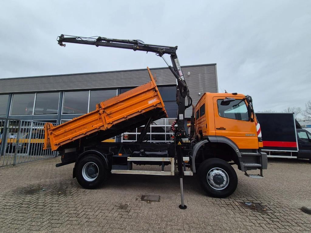 Mercedes-Benz Atego 1823/ 4X4/ Kipper/ Krane/ 3X Sper, Euro 2, Overige kleuren, Vierwielaandrijving, Te koop