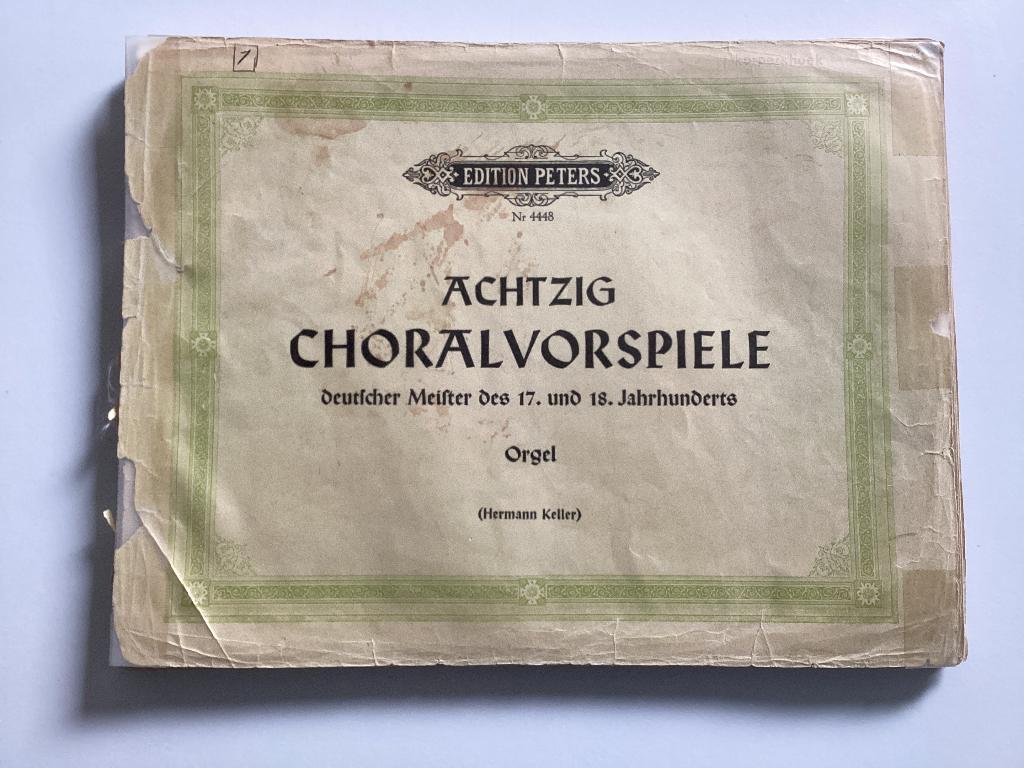 Bladmuziek, 80 voorspelen voor orgel, diverse componisten, Orgel, Gebruikt, Ophalen of Verzenden, Religie en Gospel