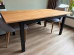 Eettafel hout, Huis en Inrichting, Tafels | Eettafels, Ophalen, 50 tot 100 cm, Zo goed als nieuw, 150 tot 200 cm