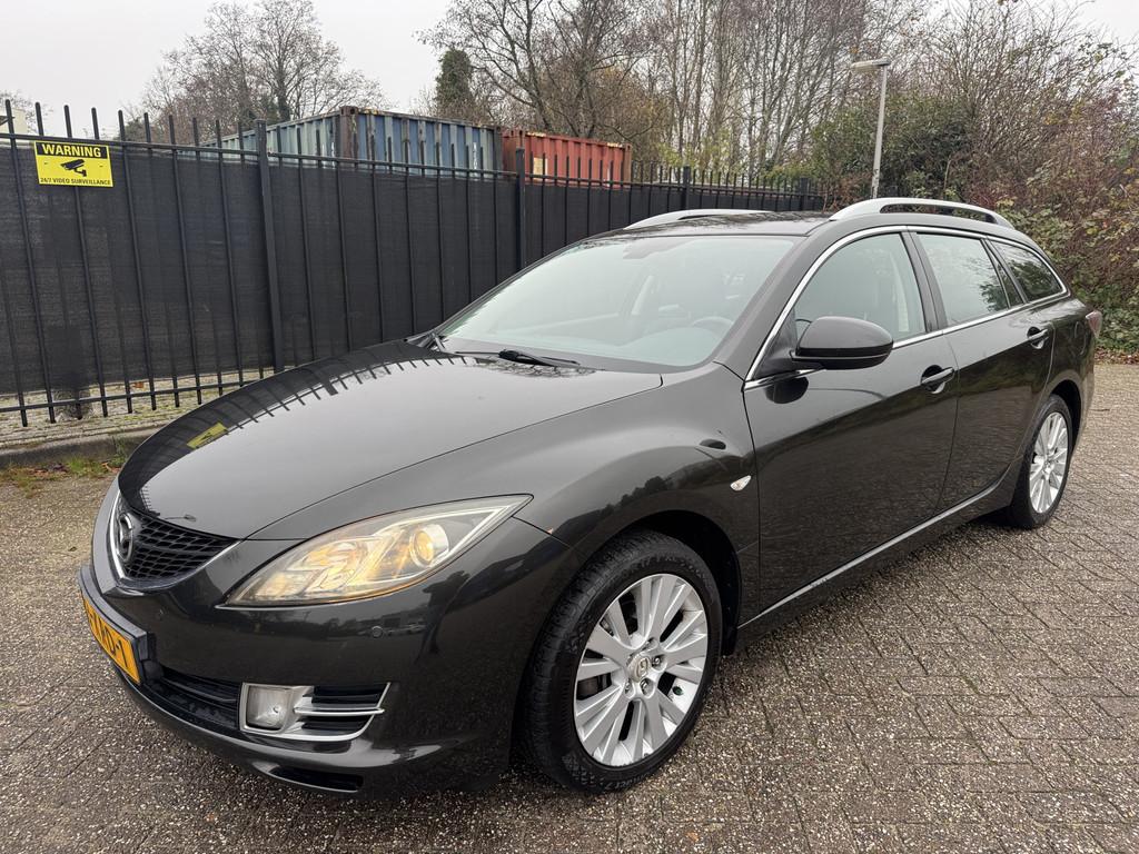 Mazda 6 Sportbreak 2.0 S-VT TS Clima/Cruise/Trekh/LMV, Auto's, Mazda, Voorwielaandrijving, Stof, Gebruikt, Zwart