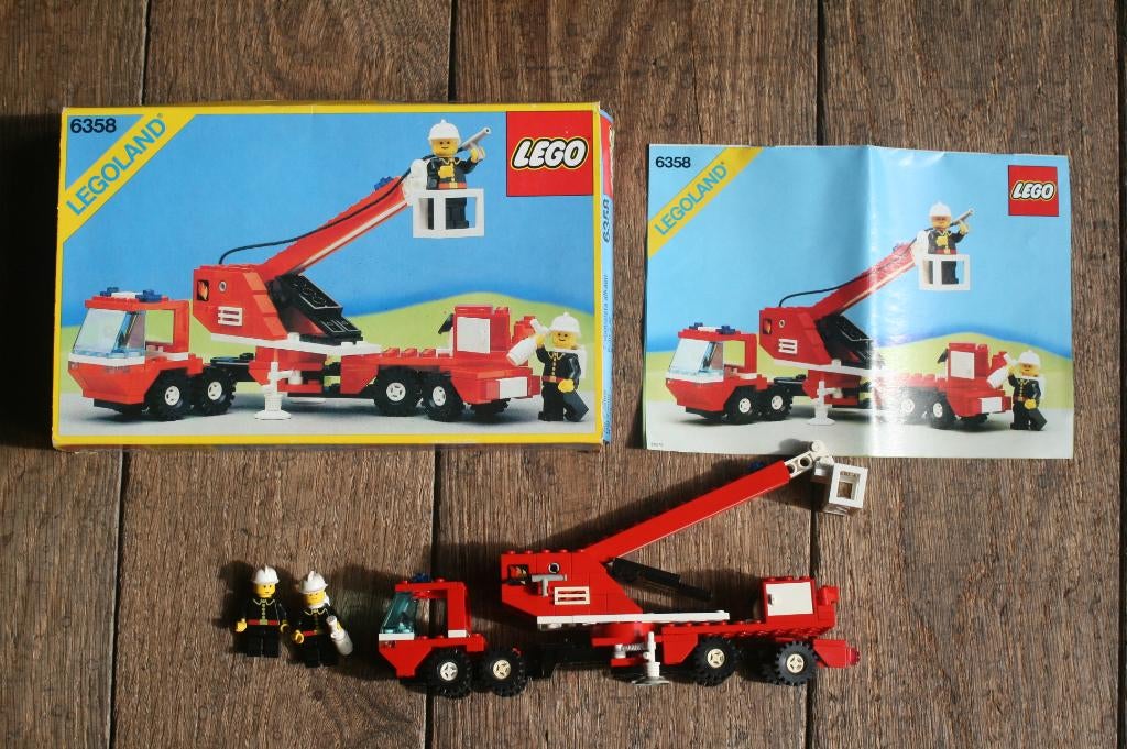 Lego 6358 Snorkel squad (brandweer ladderwagen) (boxed), Lego, Ophalen of Verzenden, Zo goed als nieuw, Complete set