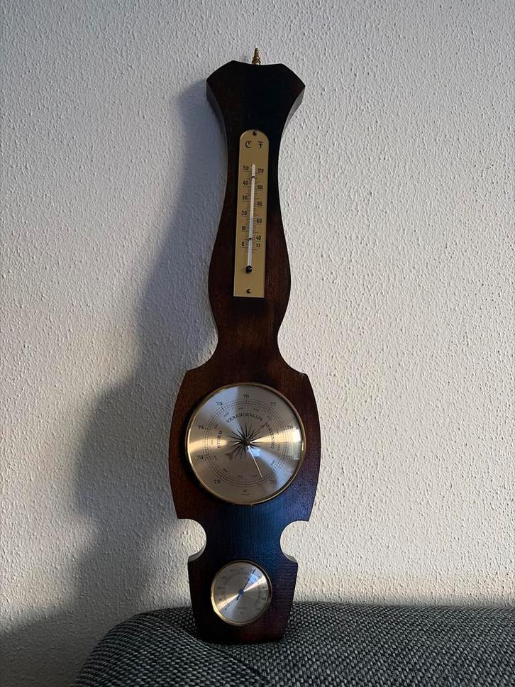 Weerstation met Thermometer en Barometer en Hygrometer, Audio, Tv en Foto, Weerstations en Barometers, Gebruikt, Weerstation, Ophalen of Verzenden