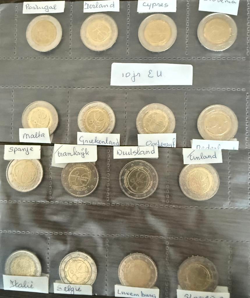 16x €2,00 EMU 2009, Ophalen of Verzenden, Nederland en Buitenland, Munten