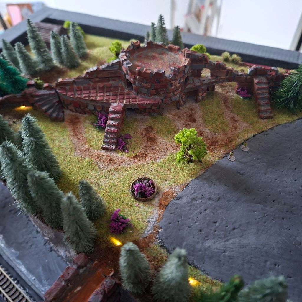 Complete N-spoor treinbaan 80x110cm minitrix verlichting, Overige merken, Treinset, Gelijkstroom of Wisselstroom, Ophalen of Verzenden