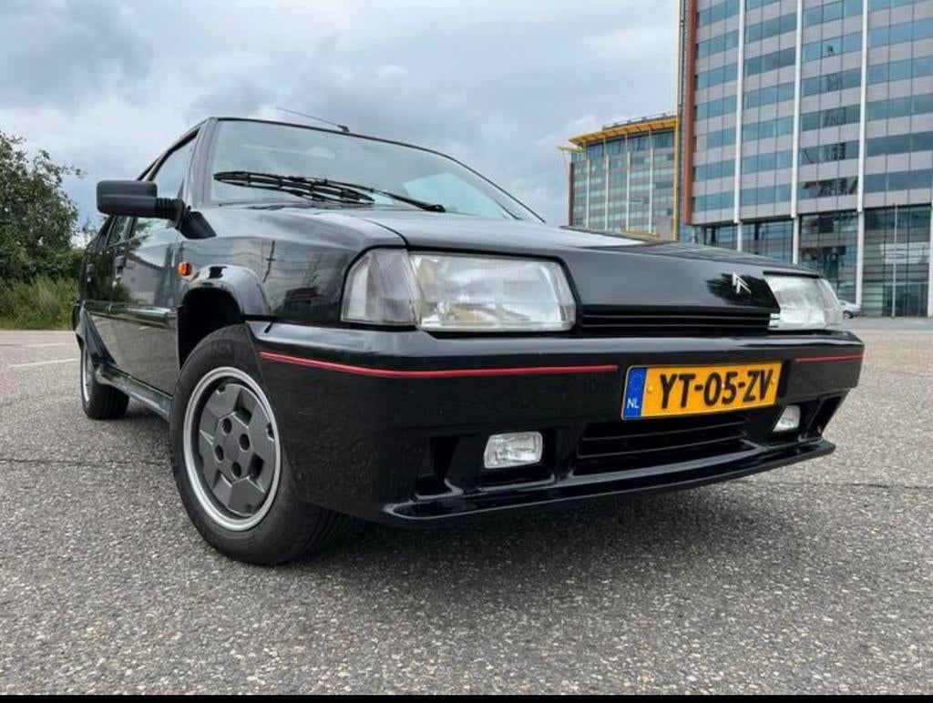 Citroën BX 1.9 GTI 16V ABS U9 1990 Zwart, Auto's, Citroën, Voorwielaandrijving, 532 kg, Zwart, 4 cilinders