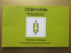 1978 Oldsmobile full-size modellen owner's manual, Engels, Ophalen of Verzenden