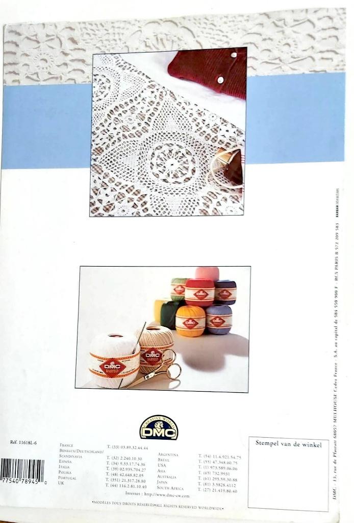 haken Kleedsjes - sprei (dmc en intermezzo), Hobby en Vrije tijd, Verzenden, Zo goed als nieuw, Haken, Patroon of Boek
