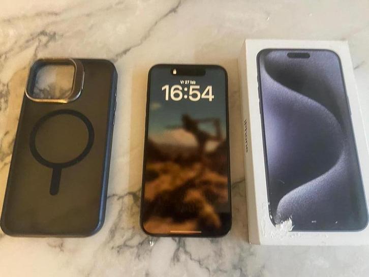 iPhone 15 Pro Max 512GB - Zo goed als nieuwe batterij, Telecommunicatie, Mobiele telefoons | Apple iPhone, Zo goed als nieuw, 512 GB