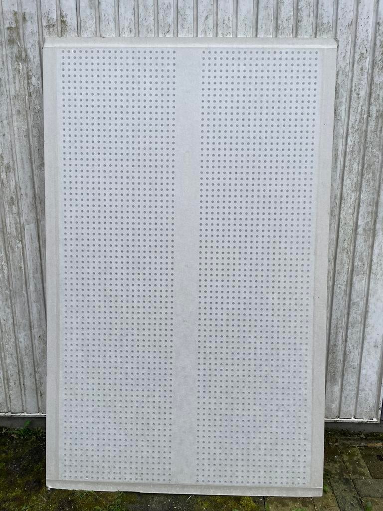 Akoestische gipsplaten 200x125, Ophalen of Verzenden, Zo goed als nieuw