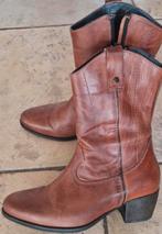 Wolky cognac leren laarsjes 39, Kleding | Dames, Schoenen, Ophalen of Verzenden, Zo goed als nieuw, Bruin