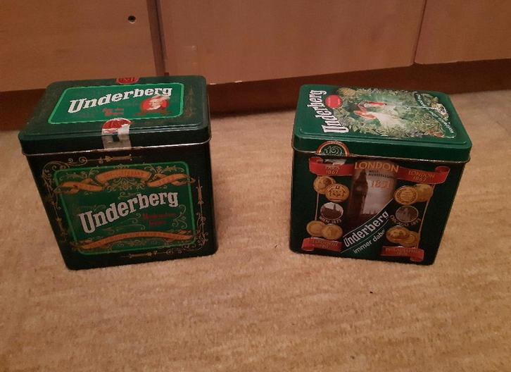 Underberg collection blikverpakking, Verzamelen, Blikken, Gebruikt, Overige, Overige merken, Ophalen of Verzenden