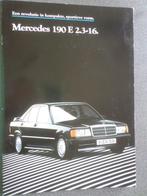 Mercedes 190E 2.3 16v 0486 Brochure, Ophalen of Verzenden, Zo goed als nieuw, Mercedes