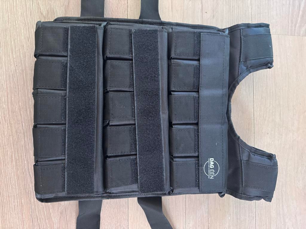 Gewichtsvest Dag Eén - 10 kg (verstelbaar), Sport en Fitness, Fitnessmaterialen, Ophalen of Verzenden, Zo goed als nieuw, Armen