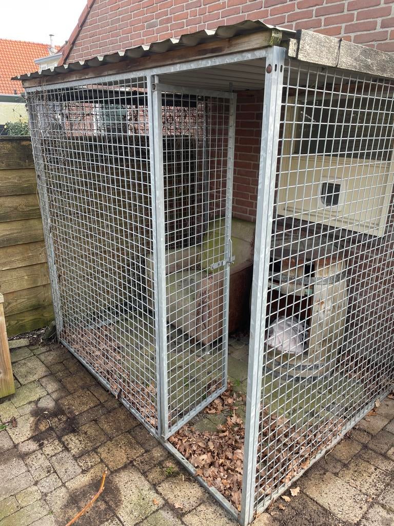 Honden/kattenverblijf, Dieren en Toebehoren, Ophalen, Hondenkennel, 110 cm of meer, 100 cm of meer