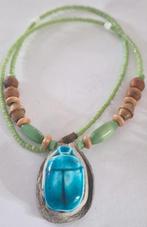 Ketting met mestkever., Ophalen of Verzenden, Overige materialen